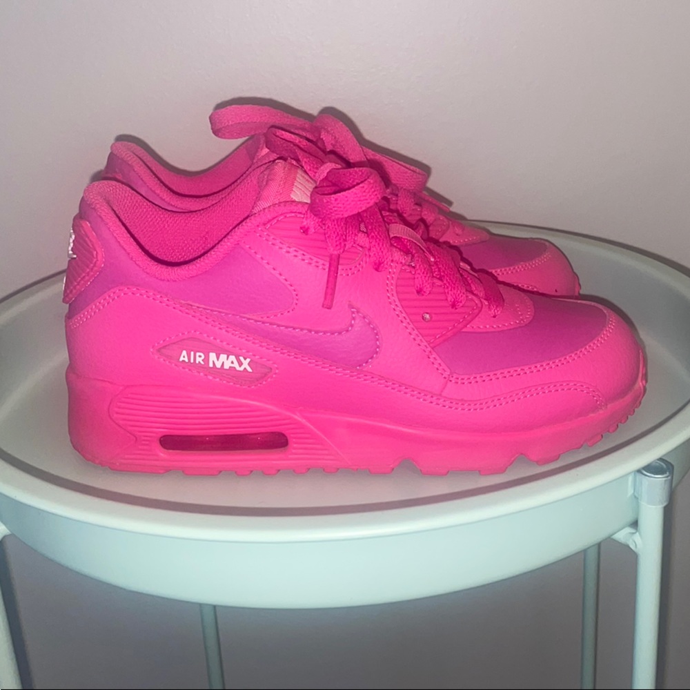 Little Girls Pink Nike Air Max Sneakers